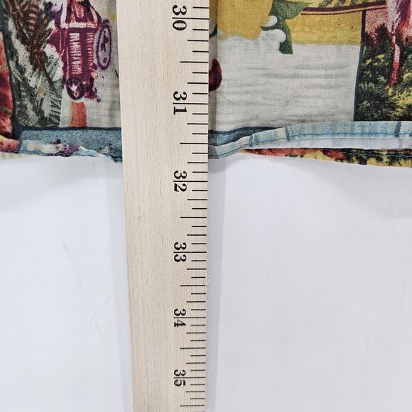 Vintage Willie Esco Shirt Mens Extra Large Indian AOP Button‎ Up Y2K Hip Hop XL - Picture 7 of 10